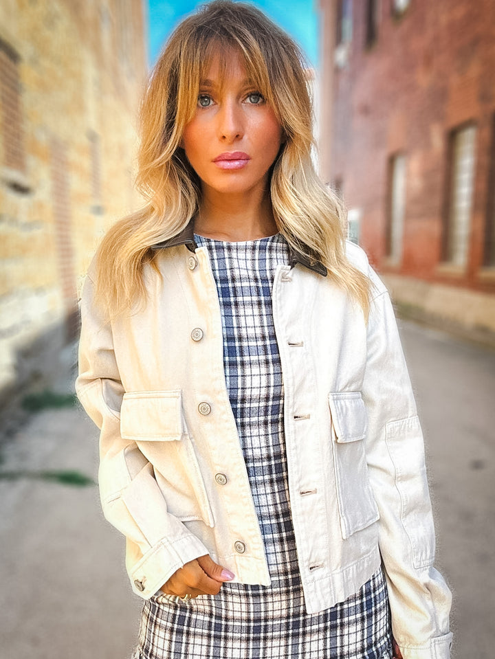 Z Supply Rey Cropped Chore Jacket