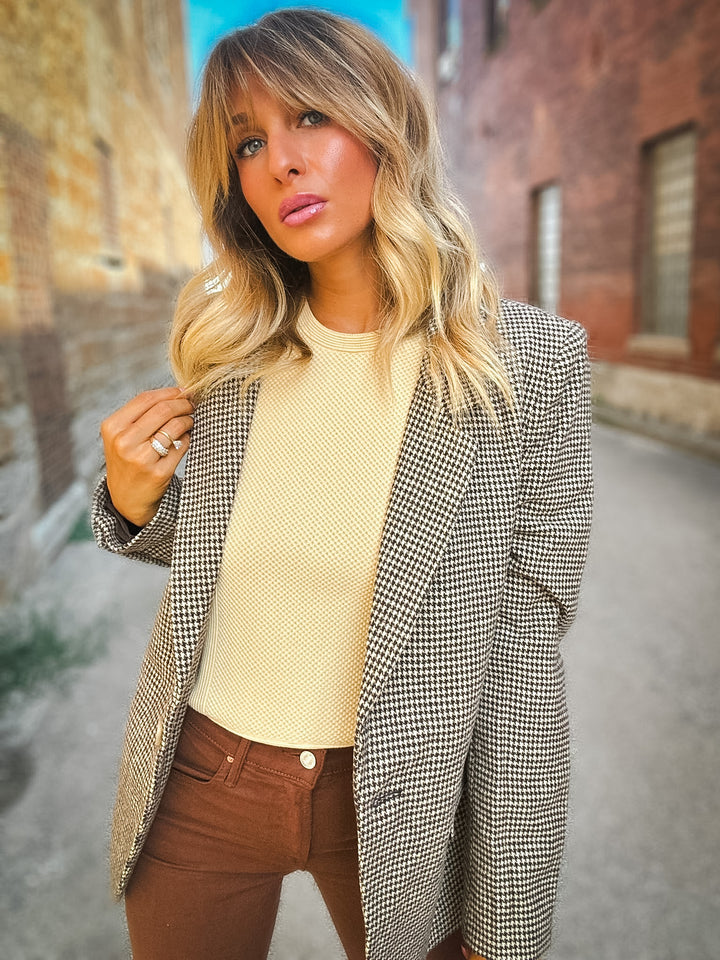 Z Supply Evan Houndstooth Blazer