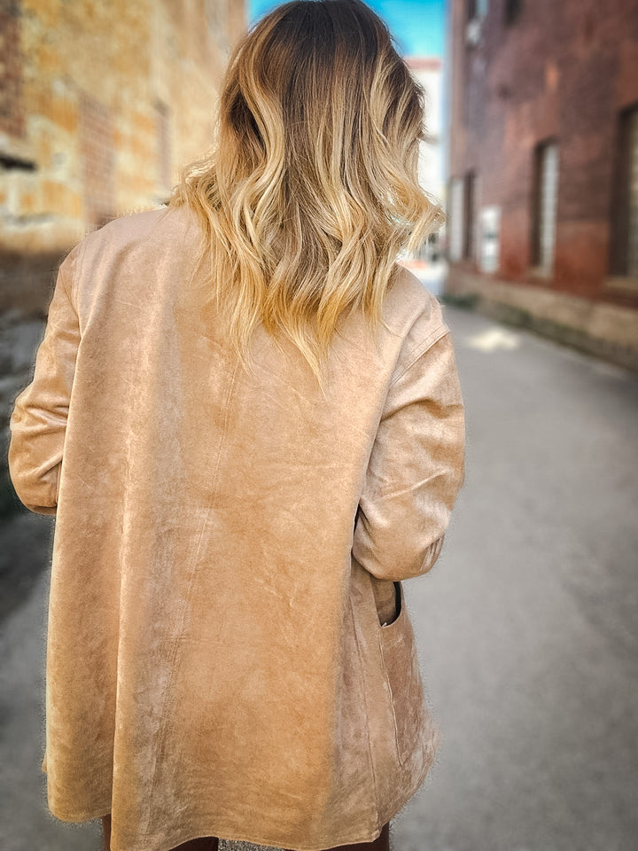 Z Supply Decker Suede Chore Coat