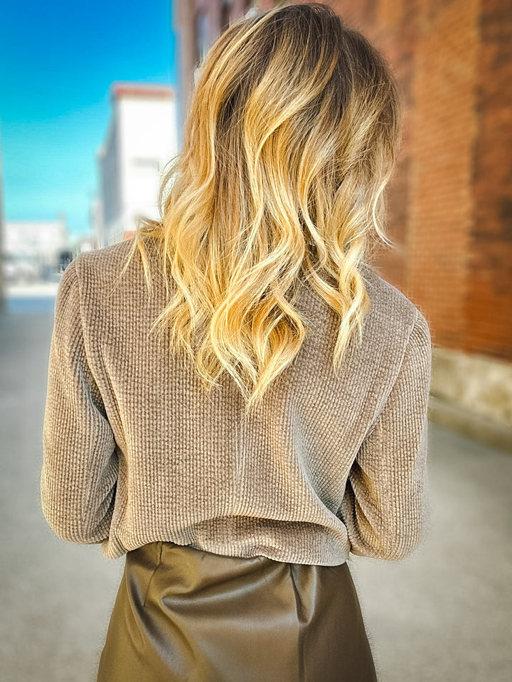 Sage the Label Midday Stroll Crop Jacket