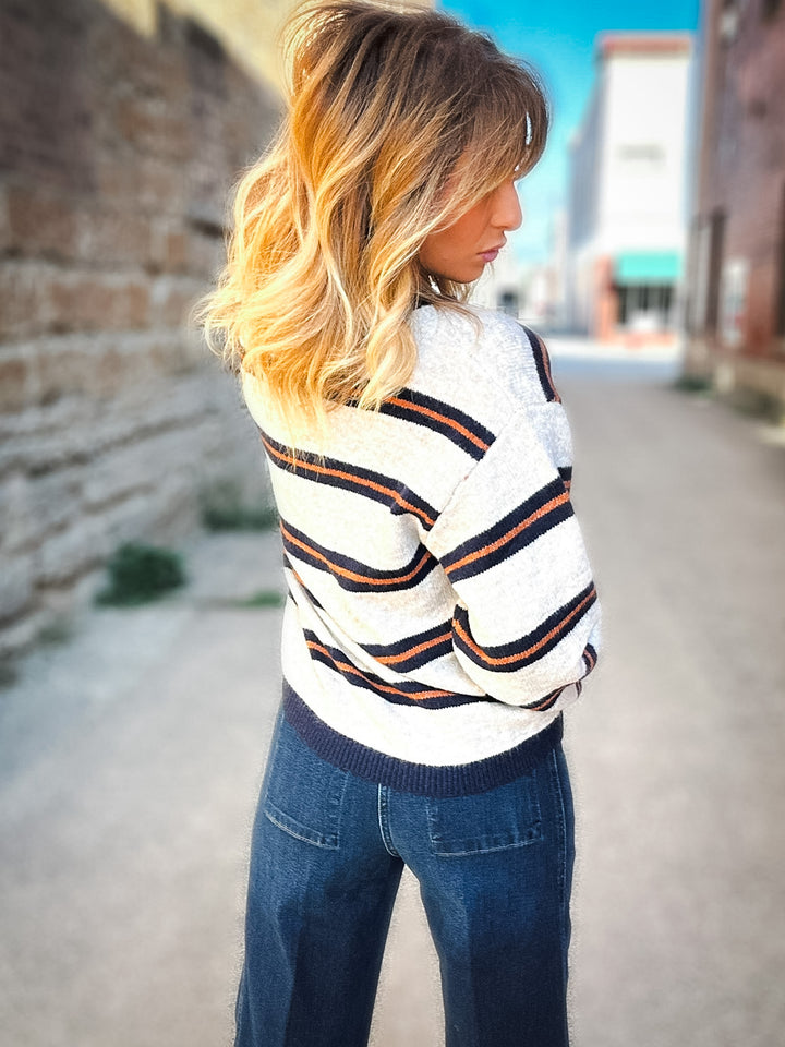Sage the Label Tiber Stripe Sweater