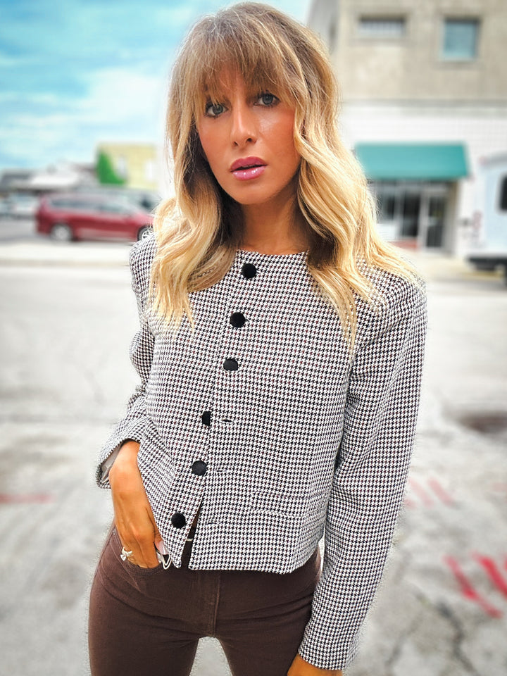 Sadie & Sage Honor Roll Cropped Blazer