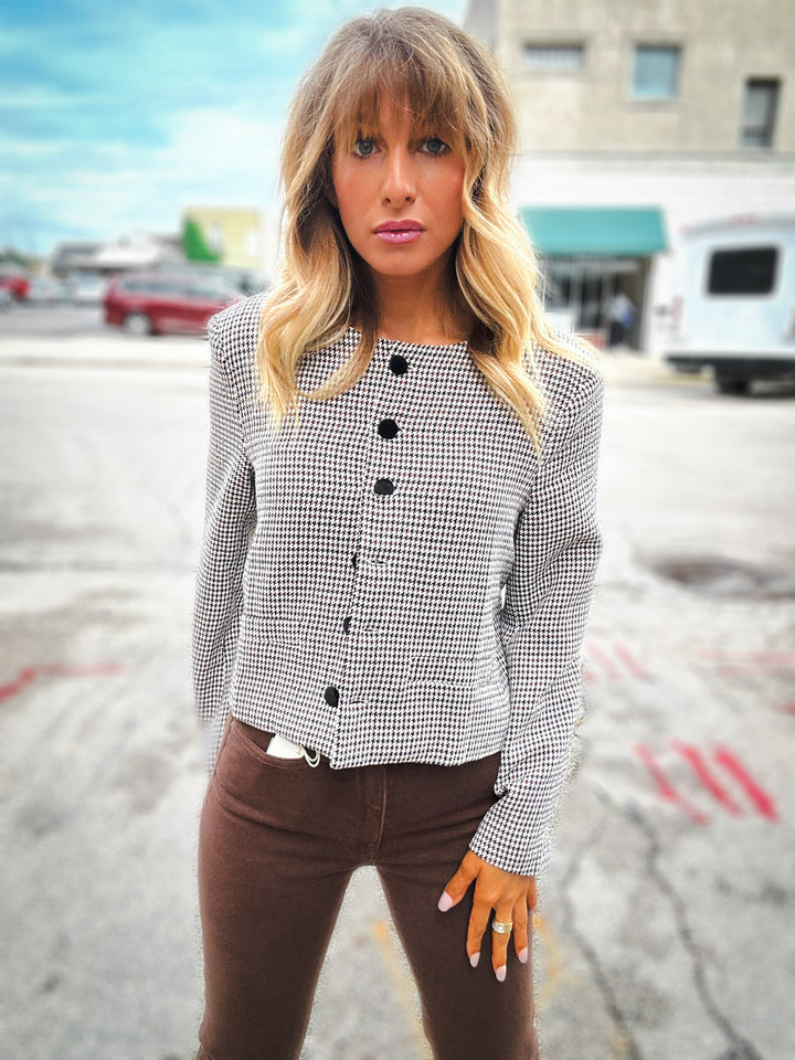 Sadie & Sage Honor Roll Cropped Blazer