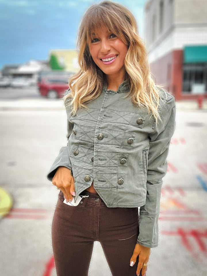 Free People Ryland Band Jacket