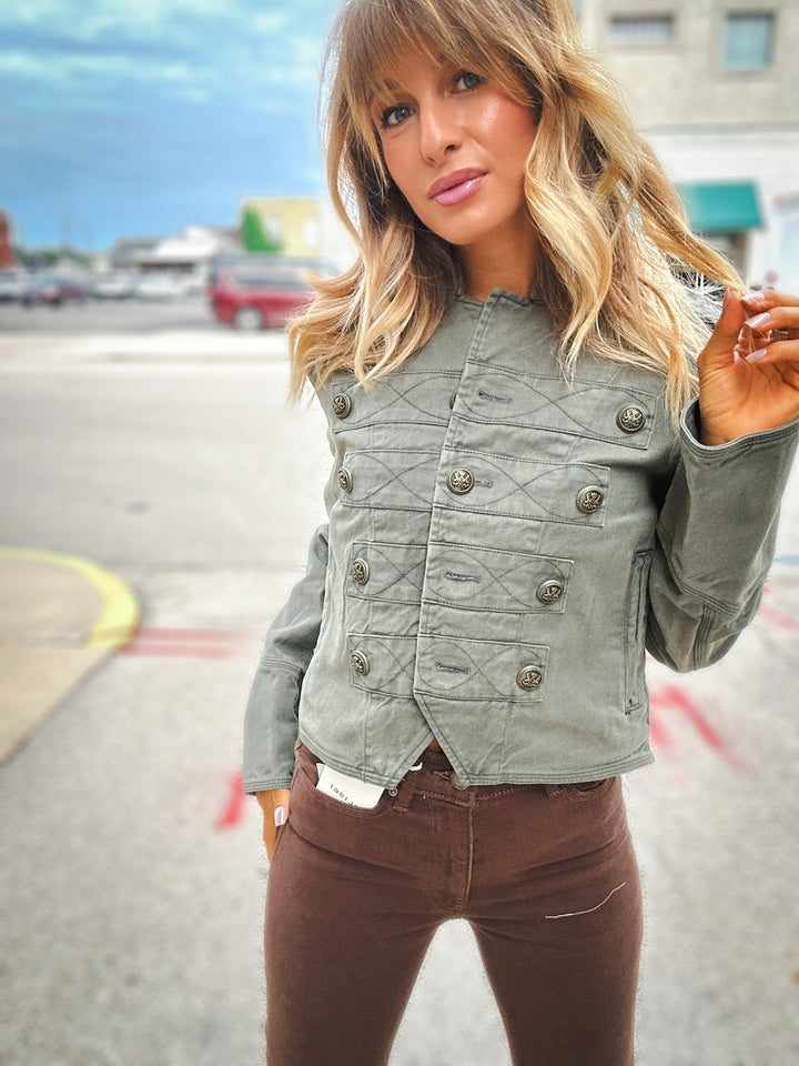 Free People Ryland Band Jacket