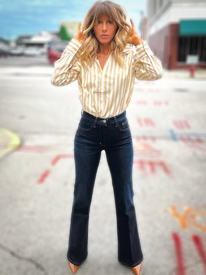 Joes Jeans The Molly High Rise Flare in Deep End