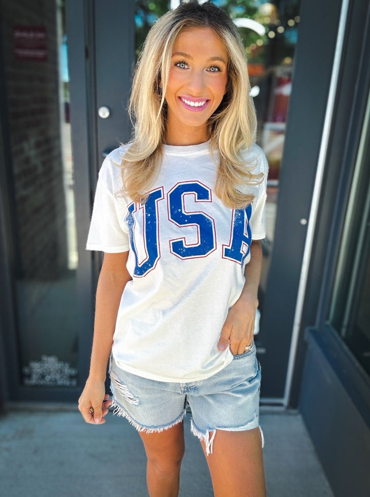 Z Supply USA Boyfriend Tee