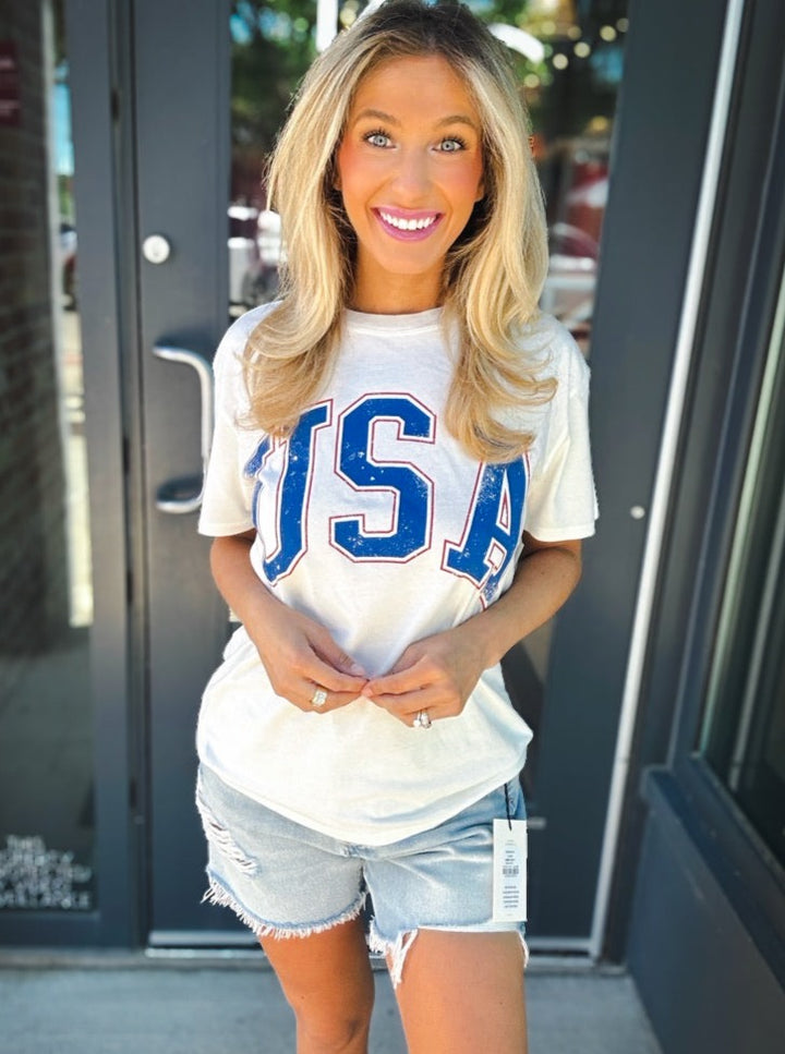 Z Supply USA Boyfriend Tee