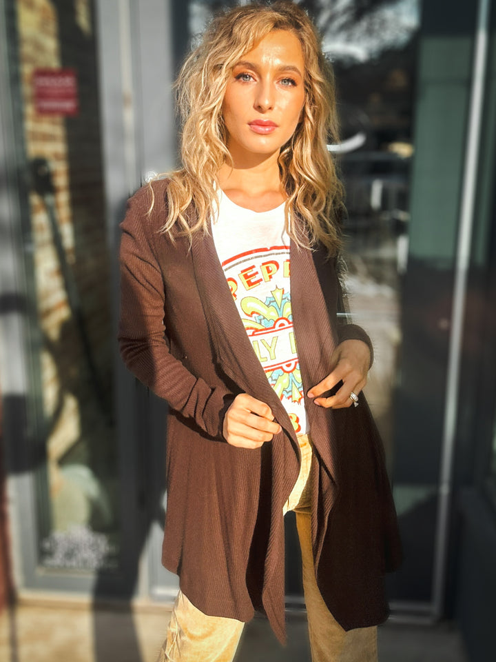 Karen Kane Draped & Dreamy Cardigan