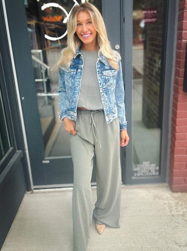 Free People Rumors Denim Jacket