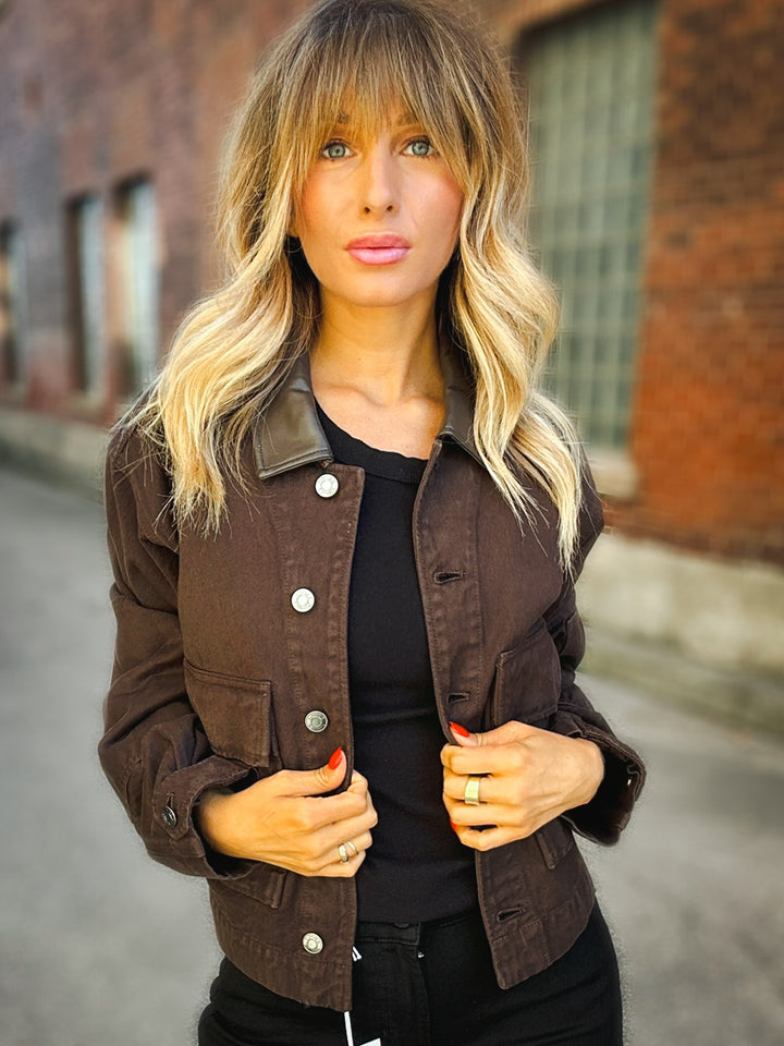 Z Supply Rey Cropped Chore Jacket