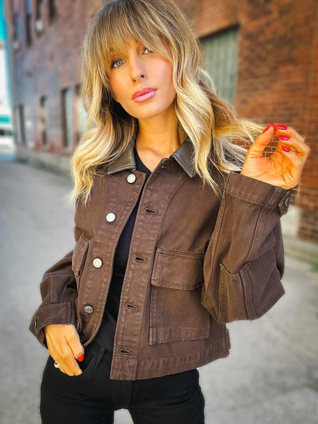Z Supply Rey Cropped Chore Jacket