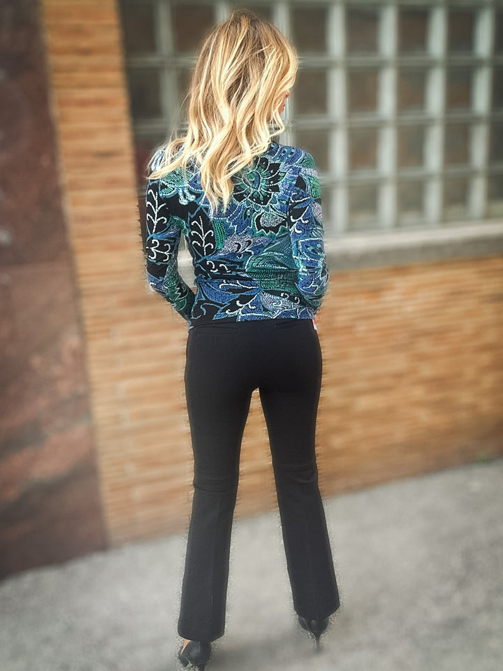 Karen Kane Flirty Florals Top