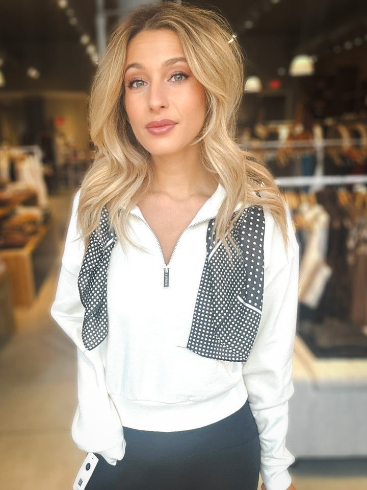 Z Supply Downtown Half Zip Sweatshirt