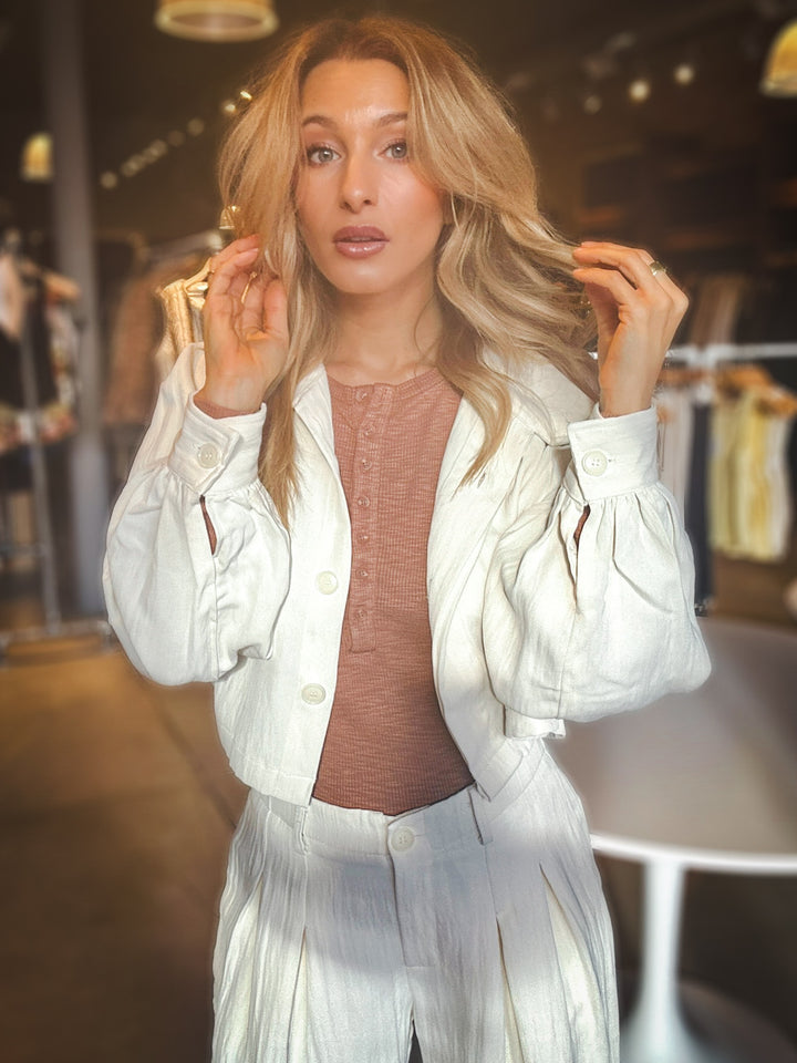 Sage The Label Hustle Cropped Jacket