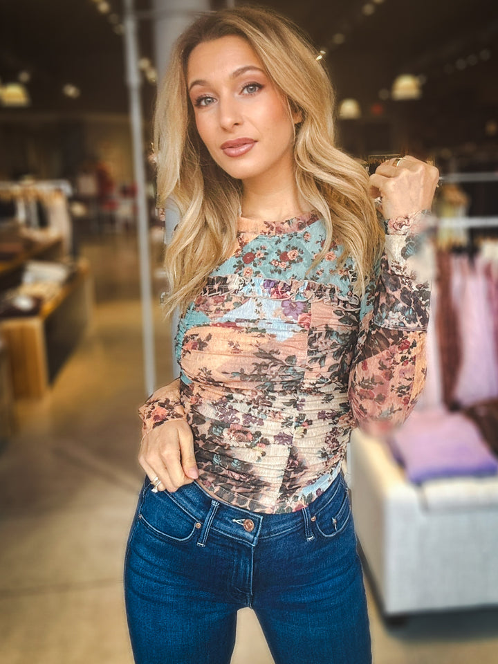Free People Ariana Long Sleeve Top
