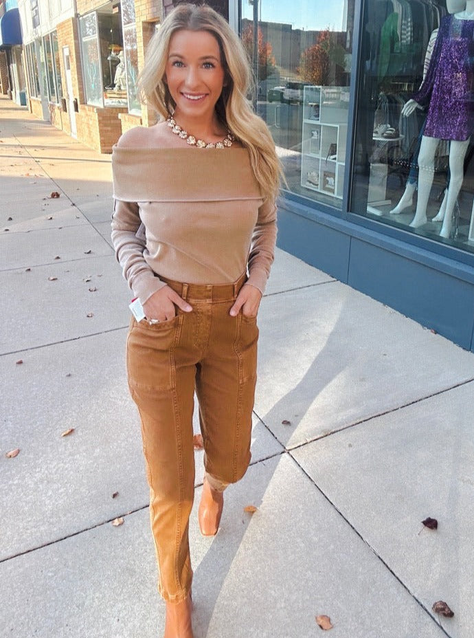 Spanx Stretch Twill Straight Leg Pant