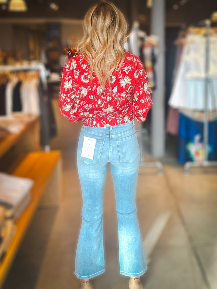 DL1961 Bridget Boot High Rise Instasculpt Crop in  Prairie