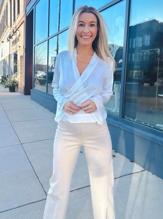 Karen Kane Sweet Edge Wide Leg Pants