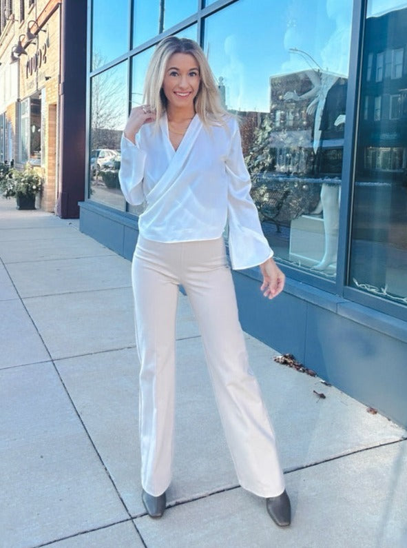 Karen Kane Sweet Edge Wide Leg Pants