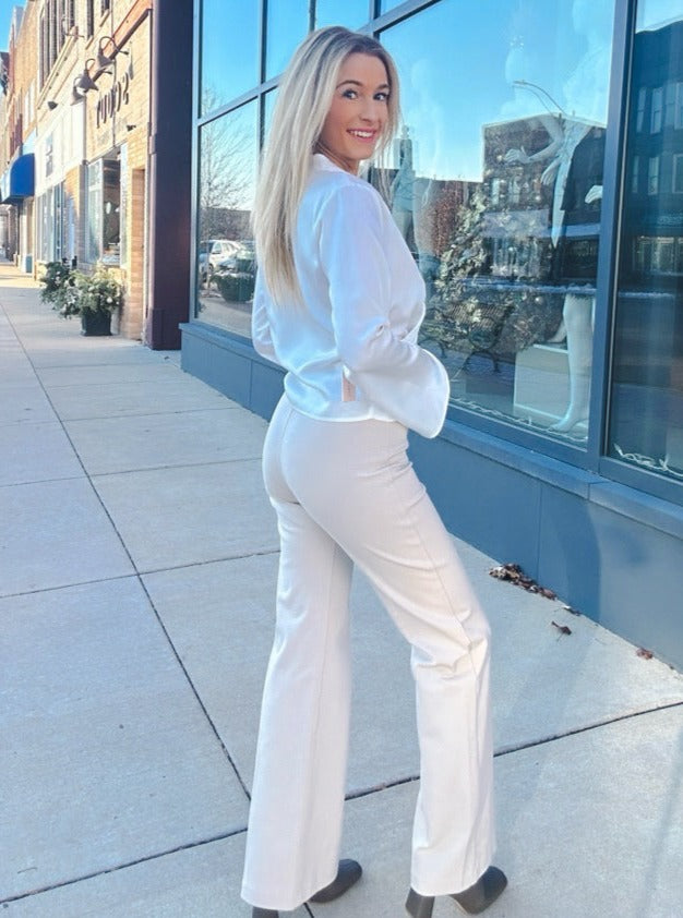 Karen Kane Sweet Edge Wide Leg Pants