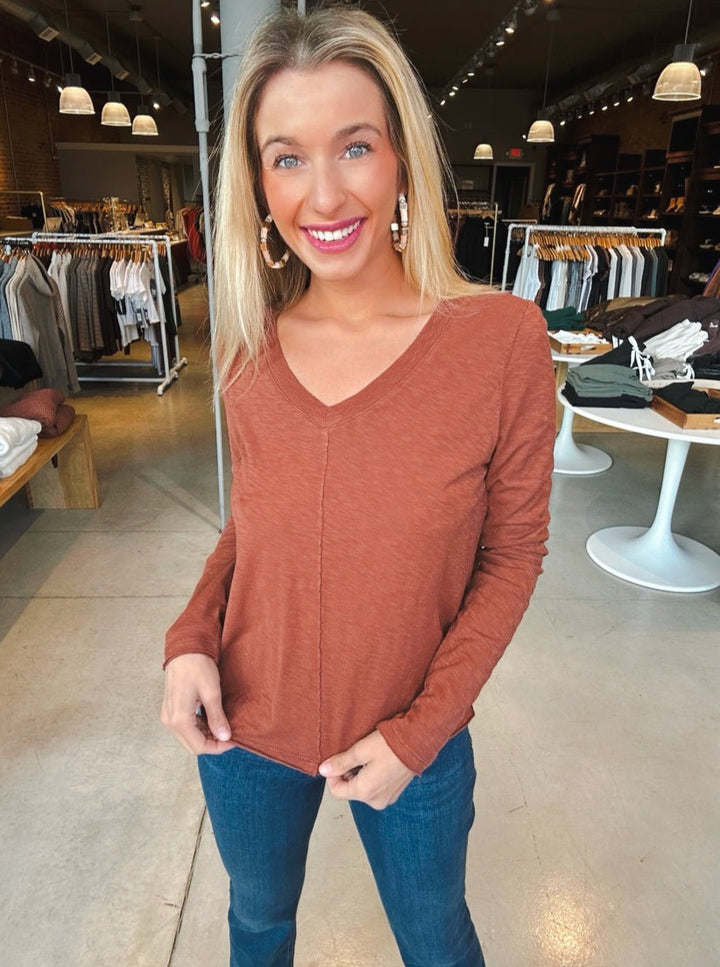 Z Supply Dream Slub Long Sleeve Tee