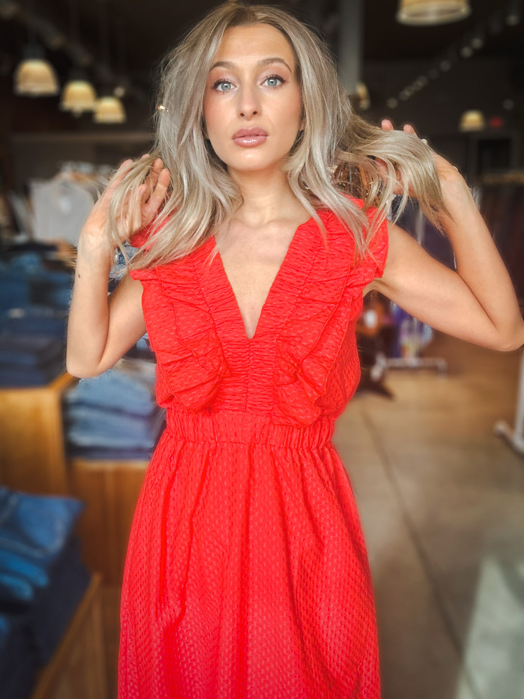 Tribal Soft Motion Maxi Dress