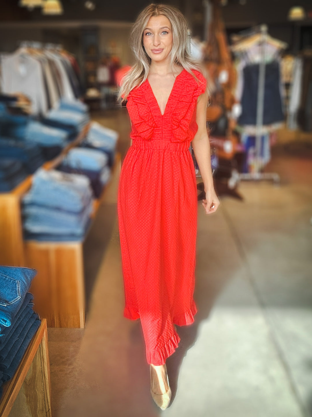 Tribal Soft Motion Maxi Dress