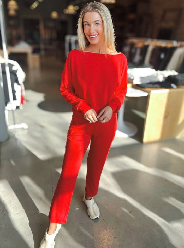 Thrive Societe Comfiest Trend Cropped Lounge Pant