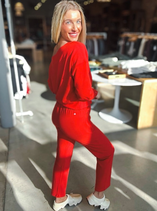 Thrive Societe Comfiest Trend Cropped Lounge Pant