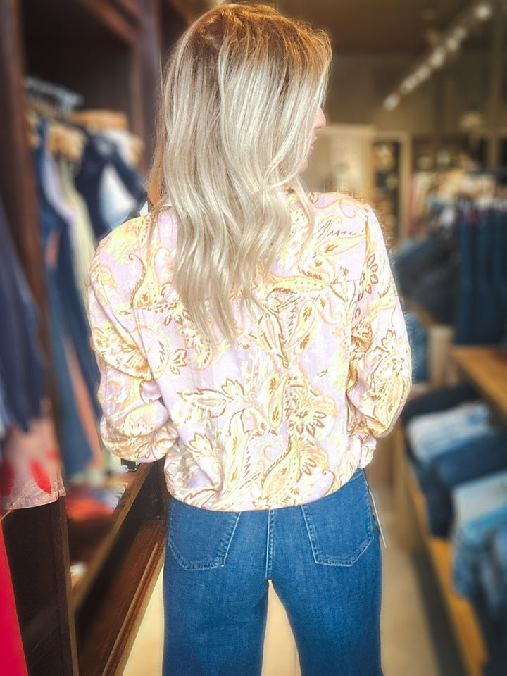 Sanctuary Lover Tie Front Blouse