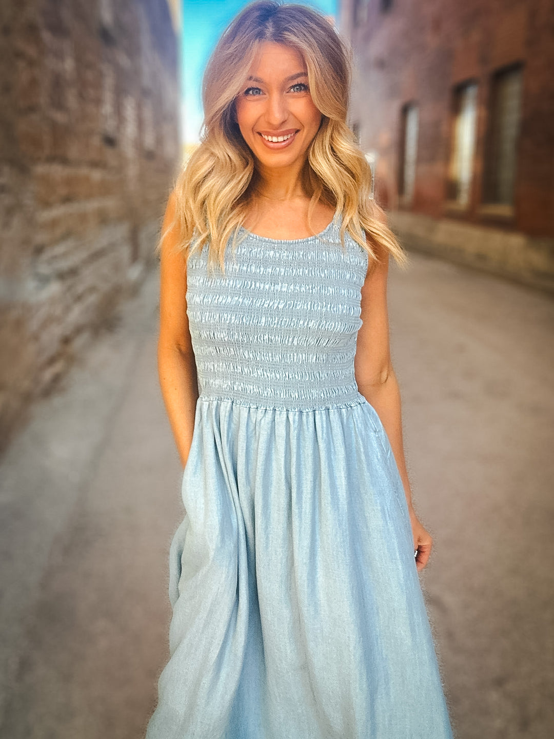 Charlie B Denim Daze Dress
