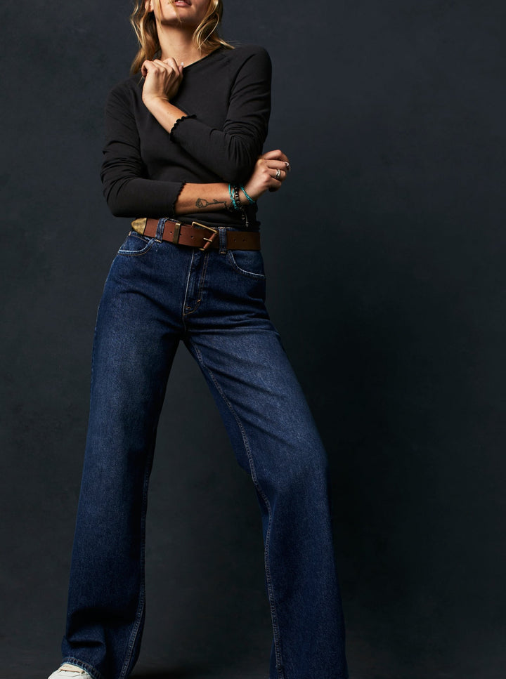 Free People Tinsley Baggy High Rise