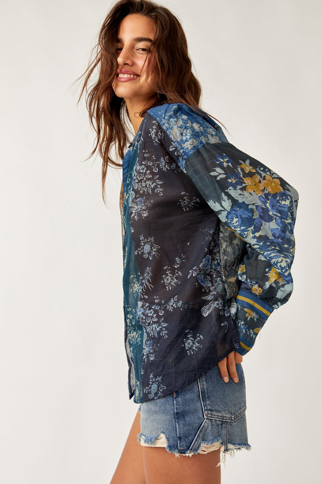 Free People Flower Patch Top