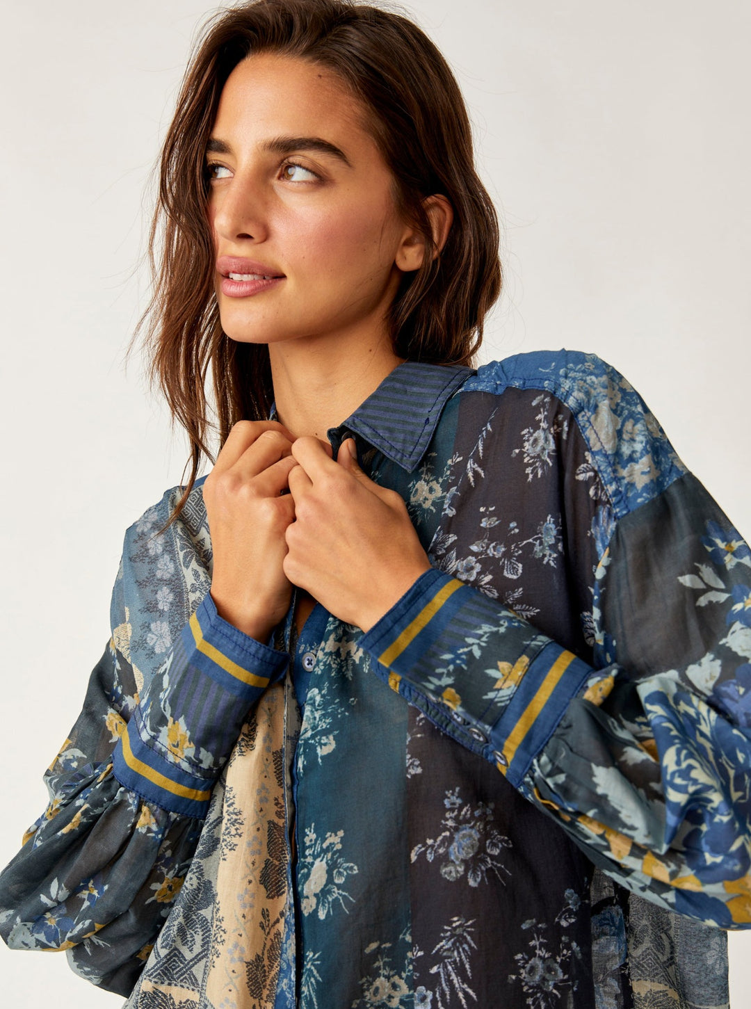 Free People Flower Patch Top