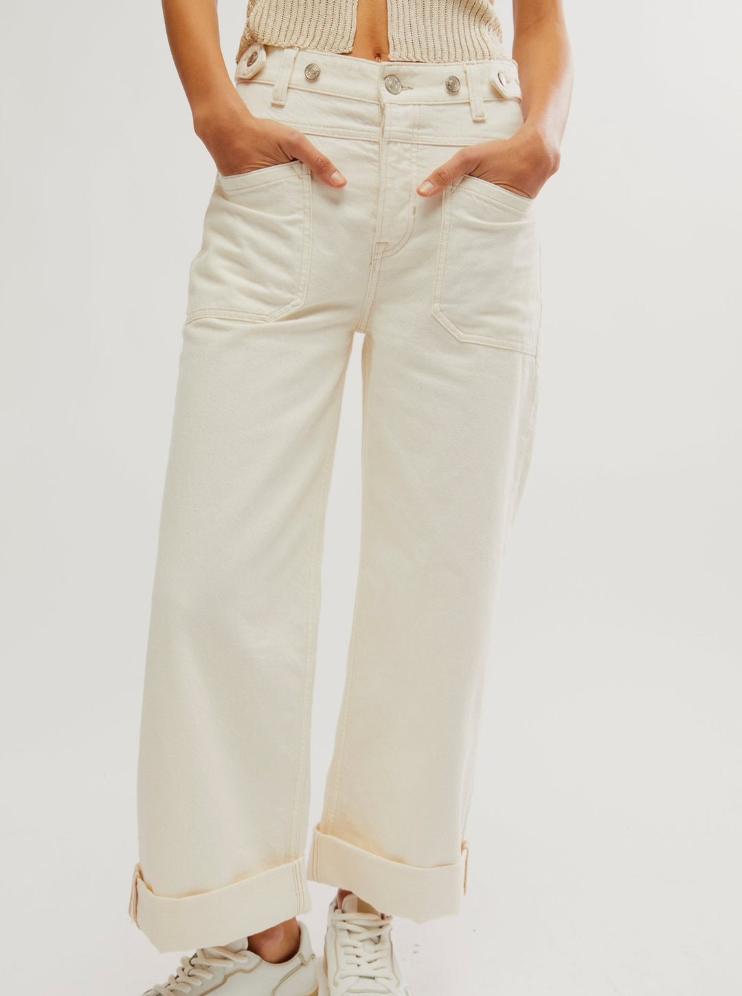 Free People Palmer Cuffed Jean