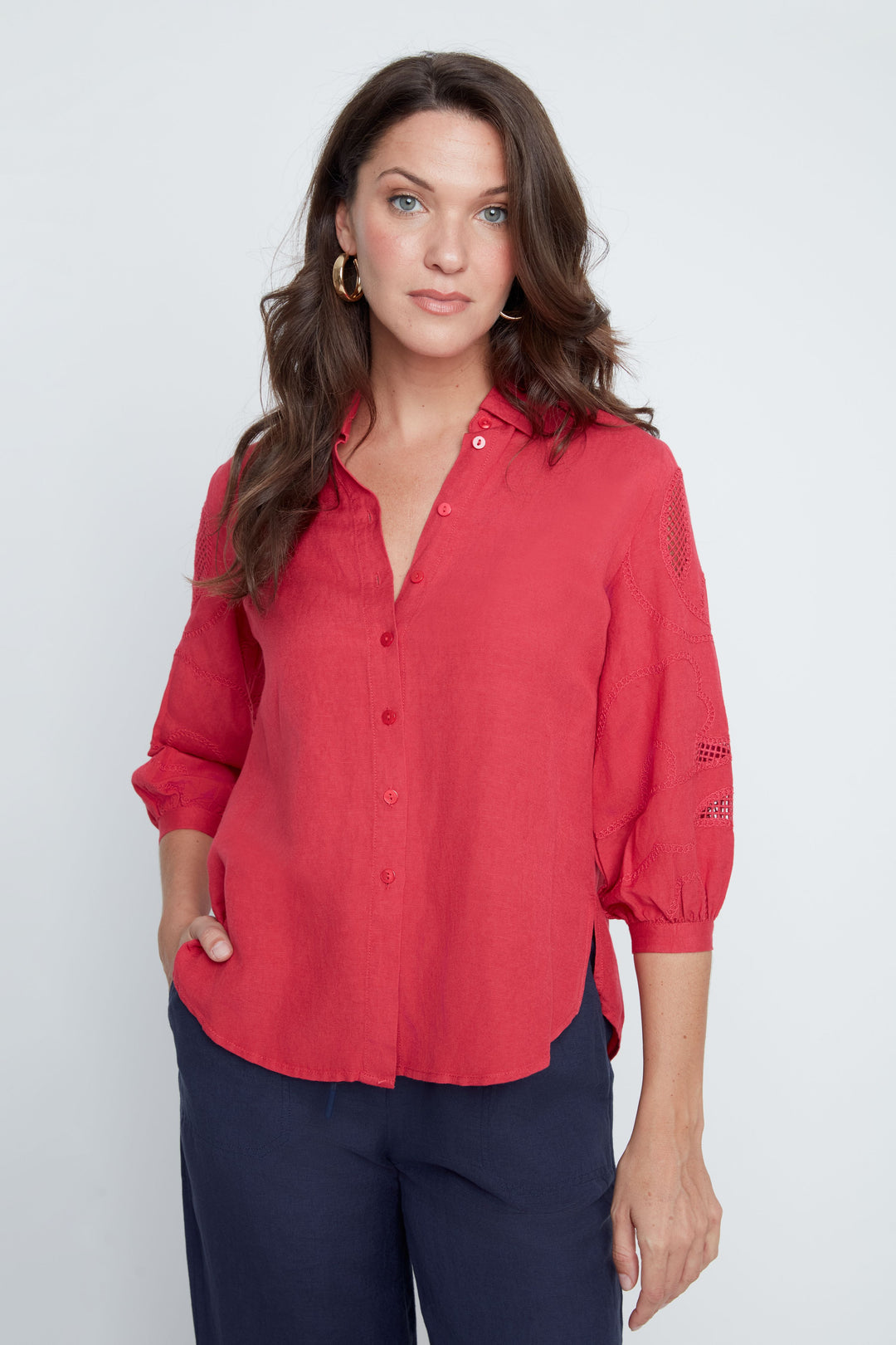 Renuar Airy Edgy Blouse