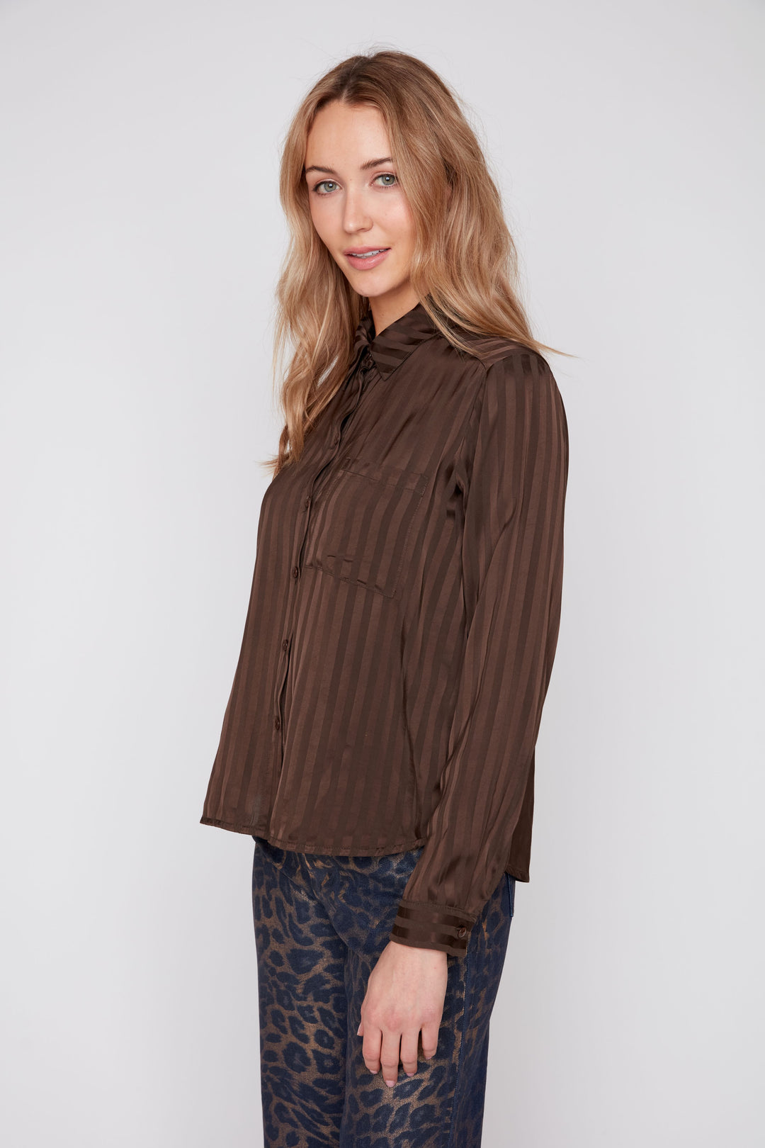 Renuar Mocha Moment Blouse