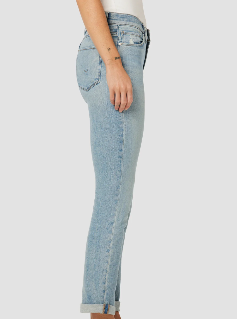 Hudson Nico Mid-Rise Straight Ankle Jean in Glory Days
