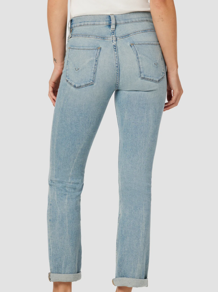 Hudson Nico Mid-Rise Straight Ankle Jean in Glory Days