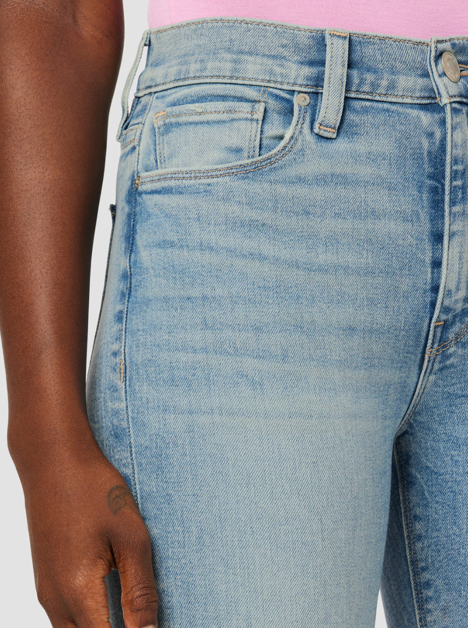 Hudson Barbara High-Rise Bootcut Crop Jean in Prism
