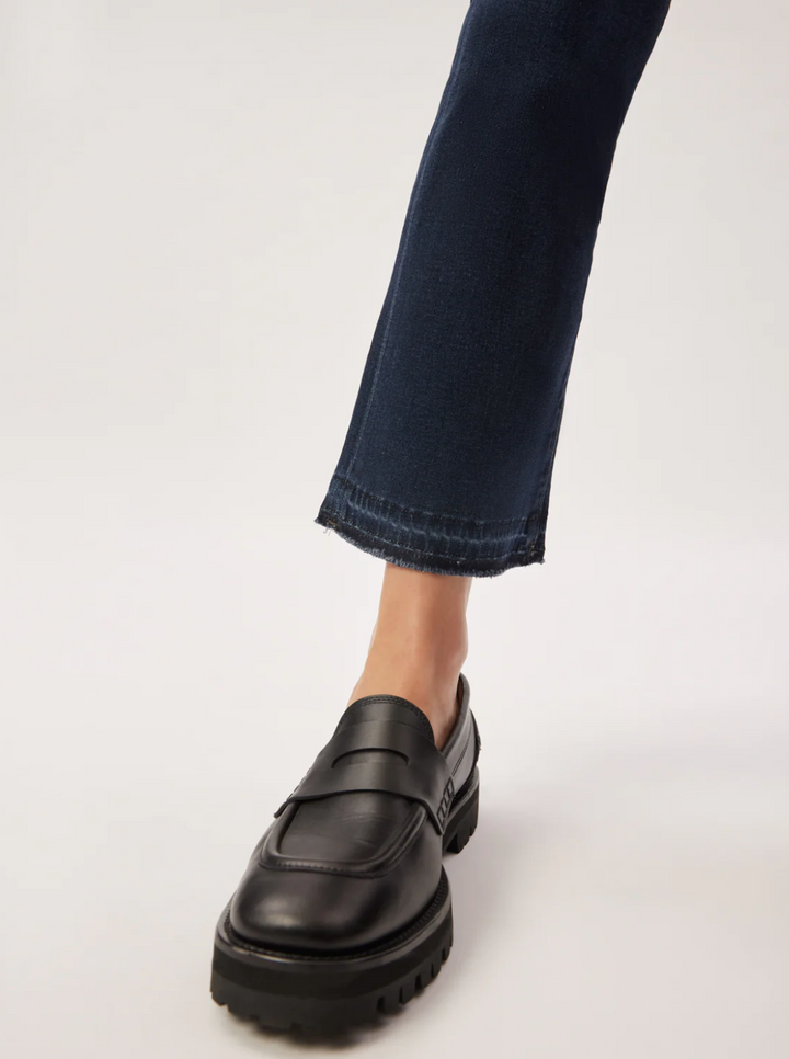 DL1961 Bridget Boot in Dark Indigo Released Hem