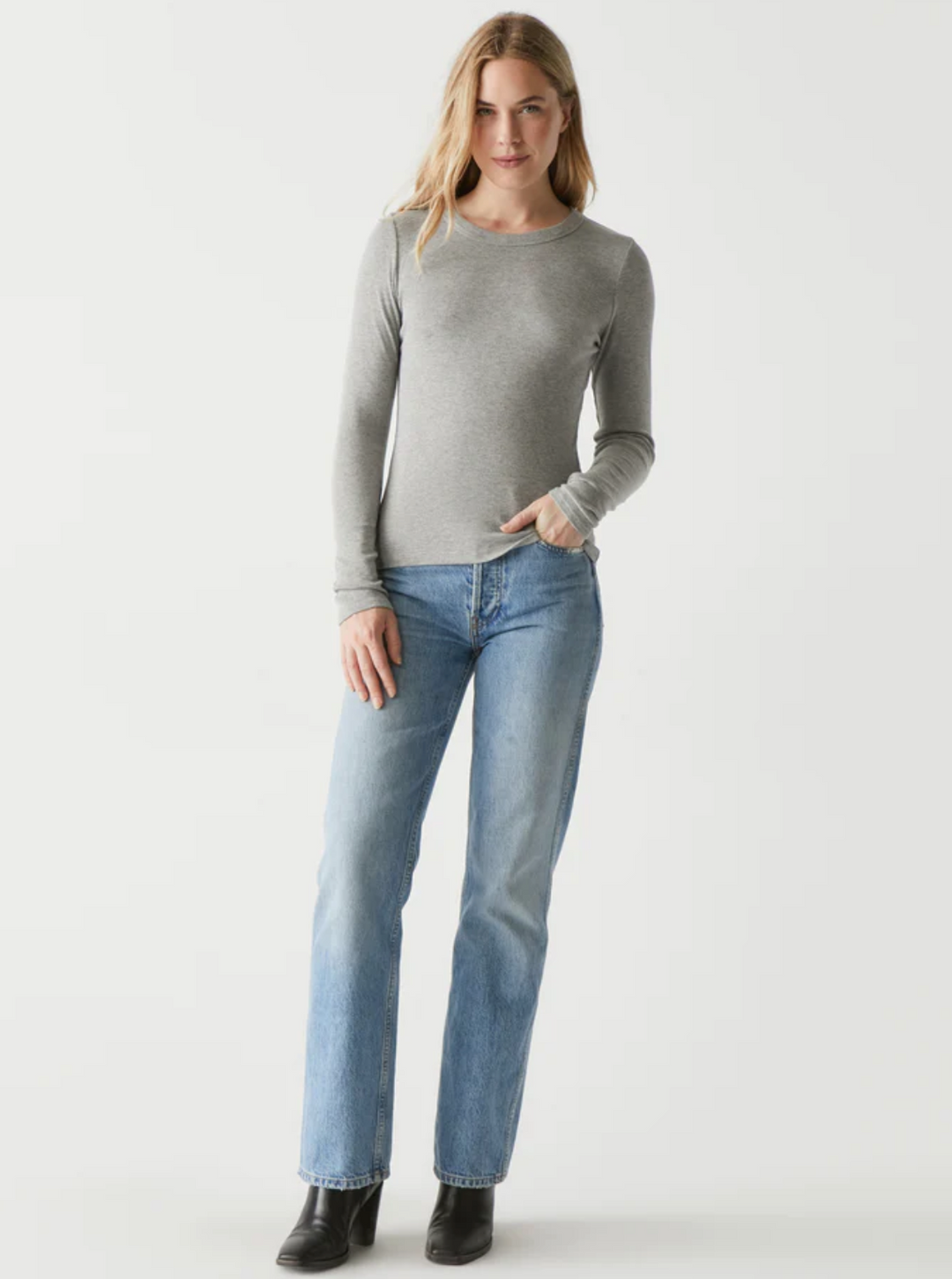 Michael Stars Zola Long Sleeve Crew Tee