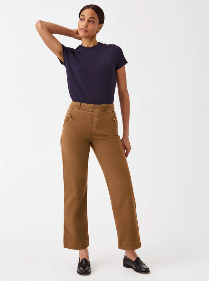 Spanx Twill Cropped Wide Leg