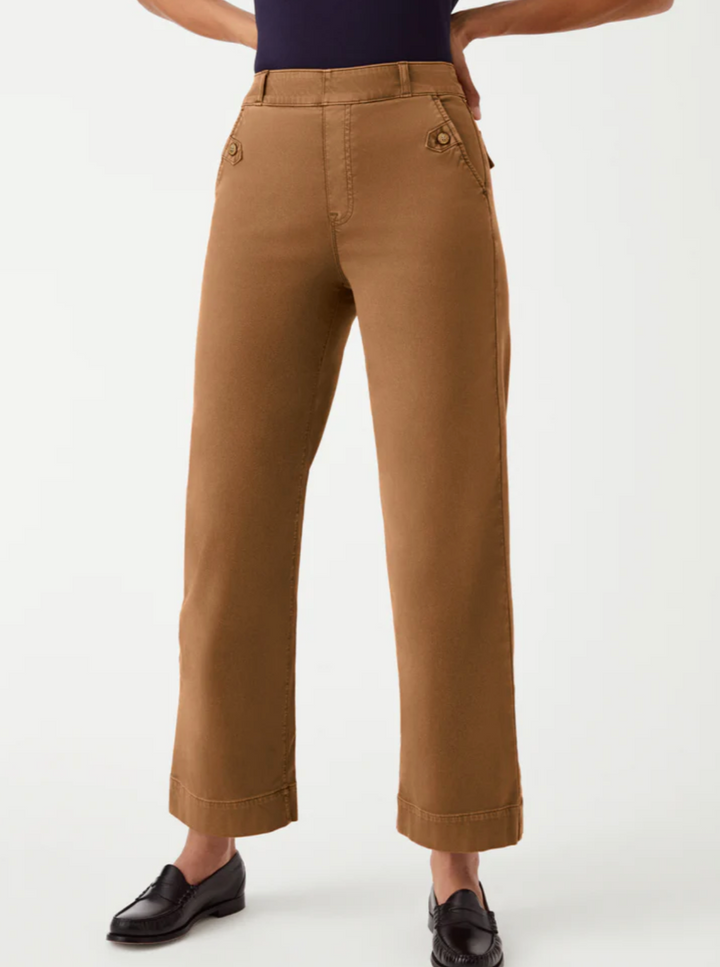 Spanx Twill Cropped Wide Leg