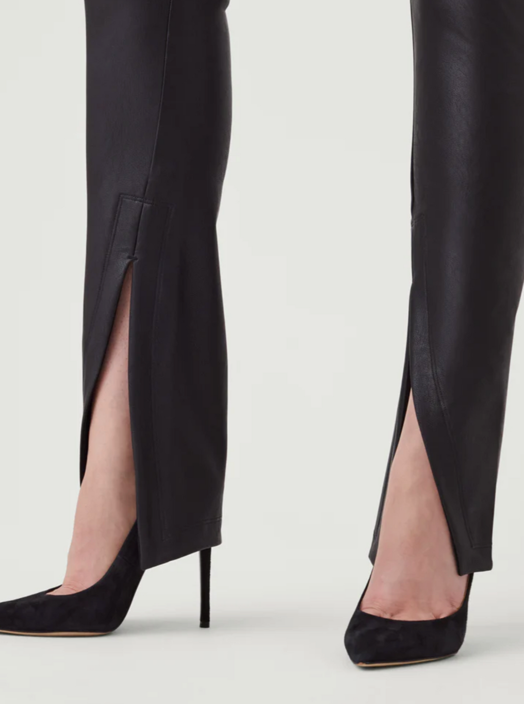 Spanx Leather-Like Front Slit Skinny