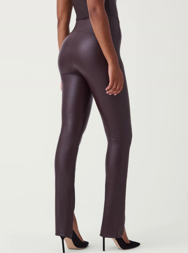 Spanx Leather-Like Front Slit Skinny