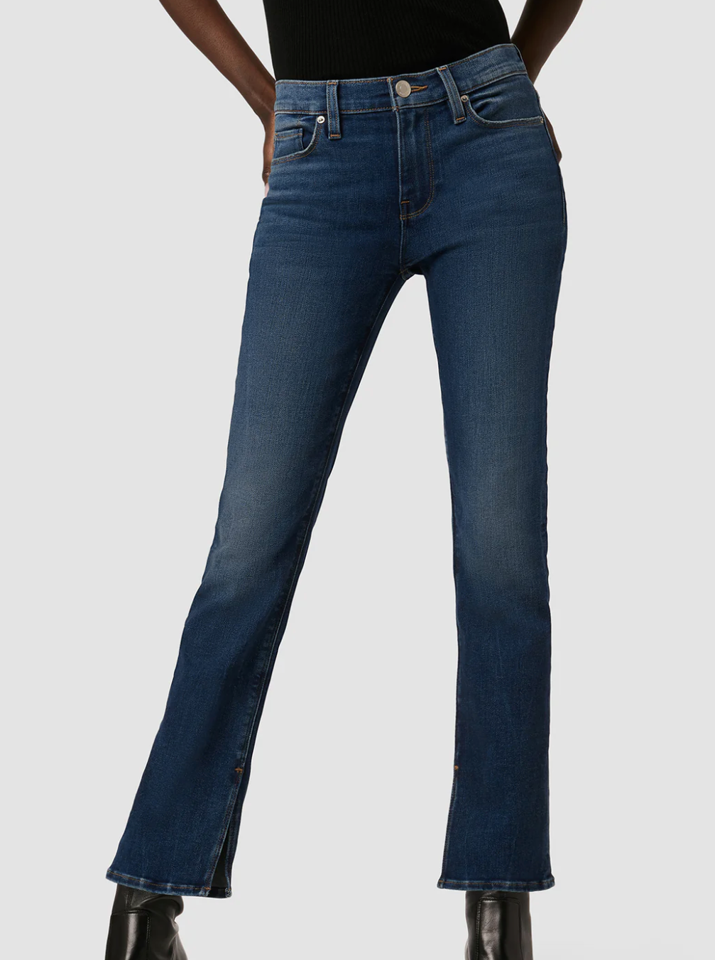 Hudson Nico Mid-Rise Straight Ankle in Mission