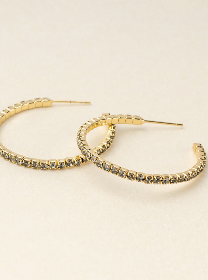 Scout Sparkle & Shine Small Rhinestone Hoop Earrings