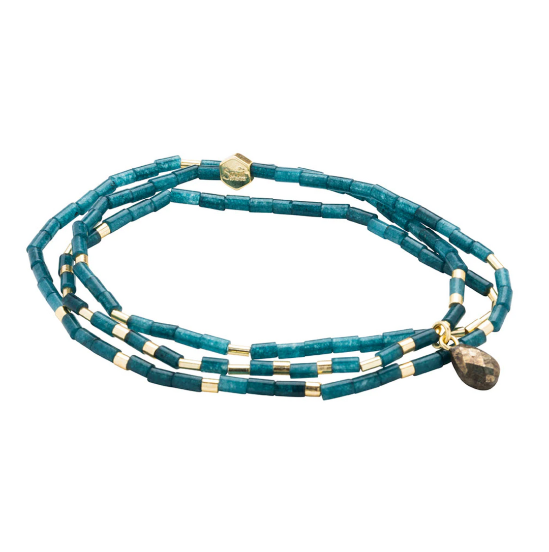 Scout Stone of Dreams Teardrop Wrap Bracelet/Necklace
